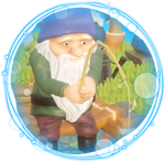 Fishing and chopping wood gnomes demonstrate the importance of physical activity for health and fuel